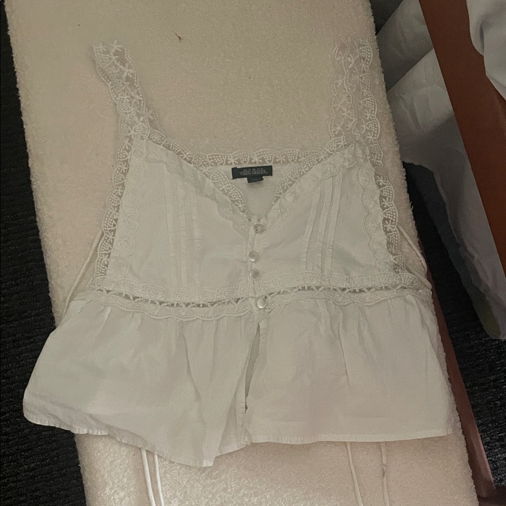 Wild Fable White Lace Camisole